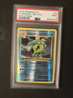 Pokemon Gyarados TCG Reverse Holo Rare Card 34/108 Evolutions XY - Image 1
