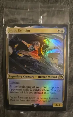 Hope Estheim MTG Universes Beyond: Final Fantasy PRERELEASE Foil - Sealed - Image 1