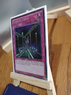 Yu-Gi-Oh Card Fiendish Chain 1st Edition Secret Rare LC5D-EN082 Collectable Item - Image 2