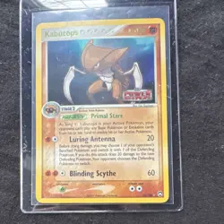 Pokemon Kabutops EX Holo Rare EX Power Keepers 10/108 Ancient Stage 2 Card - Image 1