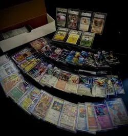 HUGE LOT OF POKEMON CARDS! Graded Slabs, Top Load, Loose! Collectible Pokemon! - Image 1