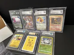HUGE LOT OF POKEMON CARDS! Graded Slabs, Top Load, Loose! Collectible Pokemon! - Image 3