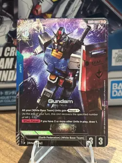 Gundam TCG GD01-001 LR+ Alt Art AA Newtype Rising - Gundam CCG Card Game - Image 1