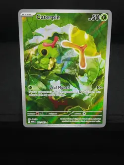 Caterpie 172/165 Illustration Sv: Scarlet & Violet 151 Holo Pokemon TCG Cards NM - Image 1