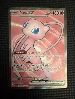 Mew ex Ultra Rare Holofoil 193/165 NM SV: Scarlet & Violet 151 Pokemon Card - Image 1