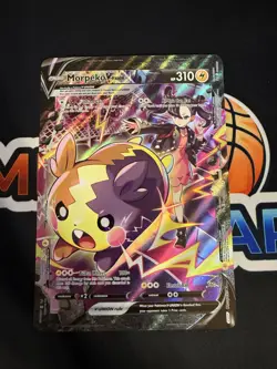 Pokemon Marnie's Morpeko V-Union SWSH 289 Jumbo Card - Image 1