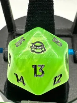 x1 Magic the Gathering: Teenage Mutant Ninja Turtles Oversize D20 Spindown - Image 2