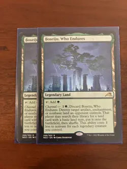 MTG - Boseiju, Who Endures - Kamigawa: Neon Dynasty Regular x2 - Image 1
