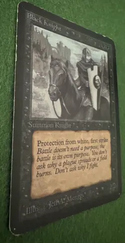 MTG Black Knight Alpha Edition - Image 2