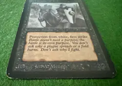 MTG Black Knight Alpha Edition - Image 3