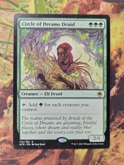 Circle of Dreams Druid | Adventures in the Forgotten Realms AFR | R 176 | NM MTG - Image 1