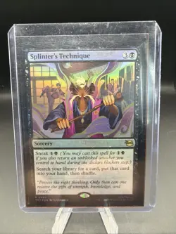 Splinter’s Technique 0080 Foil TMT Magic The Gathering - Image 1
