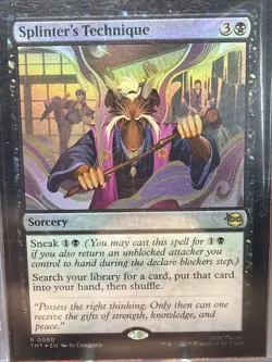 Splinter’s Technique 0080 Foil TMT Magic The Gathering - Image 2