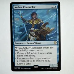 MTG Aether Channeler 042/281 DMU Dominaria United - Rare - NM - Image 1