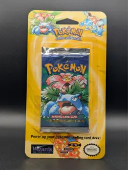 Shadowless Pokemon Base Set Blister Pack Venusaur 1999 - Image 1