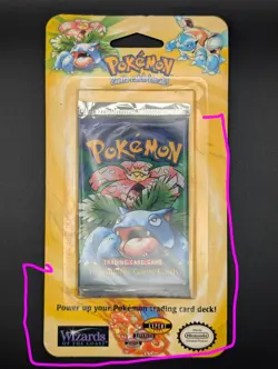 Shadowless Pokemon Base Set Blister Pack Venusaur 1999 - Image 3