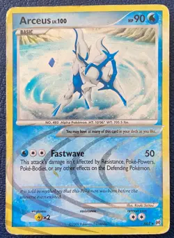 Arceus AR4 Pokemon Platinum: Arceus (2009) Holo Rare HP - Image 1
