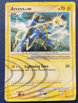 Arceus AR6 Pokemon Platinum: Arceus (2009) Holo Rare HP - Image 1