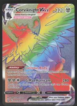 Corviknight VMAX 171/163 Secret Rare Pokemon TCG Battle Styles NM - Image 1