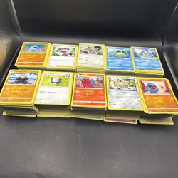 1000 Pokemon Cards Bulk Lot Commons and Trainers No Energies Yellow Border 20-23 - Image 1
