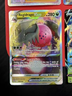 Pokemon TCG 4 Card Lot Trainer Gallery Illustration Rare Holo Waifu NM SWSH VMAX - Image 4