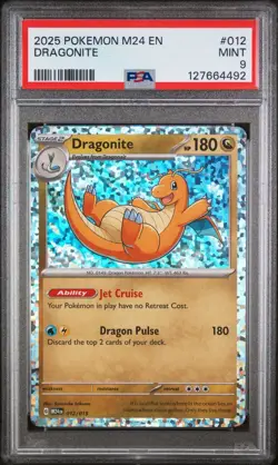 2025 POKEMON M24 EN-MCDONALD'S COLLECTION #012 DRAGONITE PSA 9 - Image 1