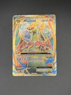 Pokemon TCG Mega-Charizard-EX Evolutions Holo Full Art Ultra Rare - Image 1
