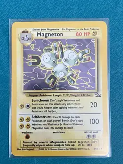 Magneton - (NM) Fossil Holo 11/62 1999 English Pokemon TCG - Image 1