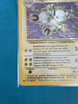 Magneton - (NM) Fossil Holo 11/62 1999 English Pokemon TCG - Image 5