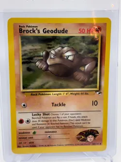 Pokemon Brock's Geodude 38/132 Gym Challenge - Image 1