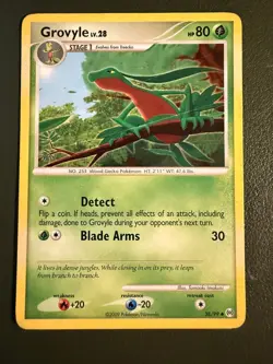 Pokemon TCG Grovyle 38/99 Arceus PL4 LP - Image 1