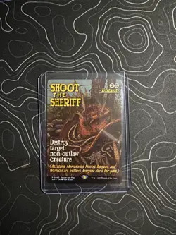 Shoot the Sheriff Regular Secret Lair Play Promo - Magic: The Gathering - Image 1