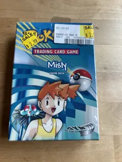 FACTORY SEALED Pokemon TCG Misty Theme Deck Gym Heroes Wizards of The Coast 1999 - Image 1