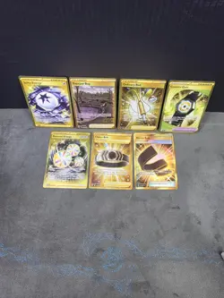 Pokemon TCG Gold (Secret Rare) Trainer & Special Energy Lot (X7) English NM! - Image 3