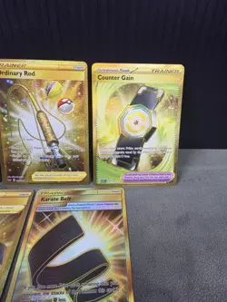 Pokemon TCG Gold (Secret Rare) Trainer & Special Energy Lot (X7) English NM! - Image 5