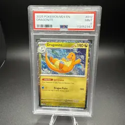 McDonald's Pokemon Dragon Discovery 2025 Dragonite 012/015 PSA 9 Mint - Image 1