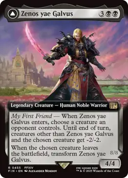 Zenos yae Galvus Extended Art Final Fantasy MTG NM - Image 1