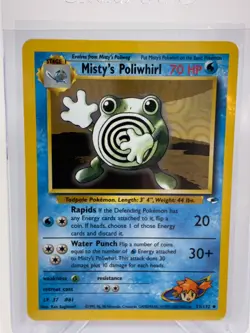 Pokemon 2000 Gym Heroes Misty's Poliwhirl 53/132 - Image 1