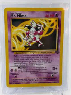 Pokemon Mr. Mime Base Regular 22/64 Jungle 1999 - Image 1