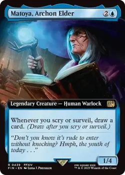 Matoya, Archon Elder Extended Art Final Fantasy MTG NM - Image 1