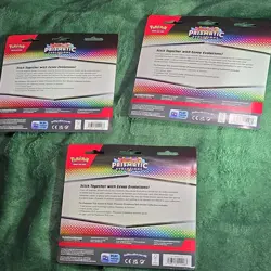 Pokemon TCG Prismatic Evolutions Tech sticker Lot of 3 Eeveelution - Image 2