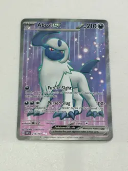 Pokemon Absol ex SV03 Obsidian Flames 214/197 Ultra Rare Holo 210 HP English - Image 1