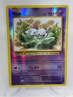 Pokemon 2016 Pokemon XY Evolutions Mew Reverse Holo #53/108 - Image 1