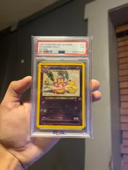 2001 POKEMON SOUTHERN ISLANDS PROMO #14 SLOWKING-HOLO PSA 7 - Image 2
