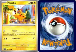 Pikachu 062/193 C Paldea Evolved Pokemon NM - Image 3