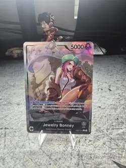 Bandai One Piece CCG Jewelry Bonney Leader OP07-019 500 Years Future Foil - Image 1