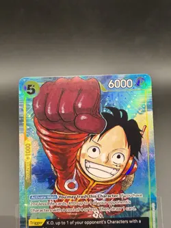 One Piece Monkey D.Luffy OP07-109 Alt Art Parallel - Image 3