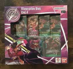 Bandai ONE PIECE Illustration Box Vol. 4 + (4) ONE PIECE Heroines Edition Packs - Image 2