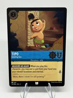 Disney Lorcana Tipo - Growing Son - Shimmering Skies 157/204 - Foil - Image 1