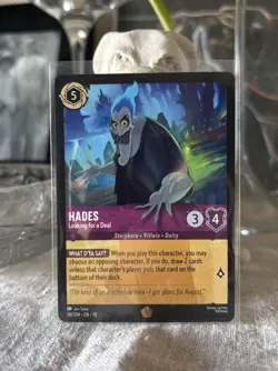 Disney Lorcana Whispers In The Well Hades Legendary Shipping Included - Image 1